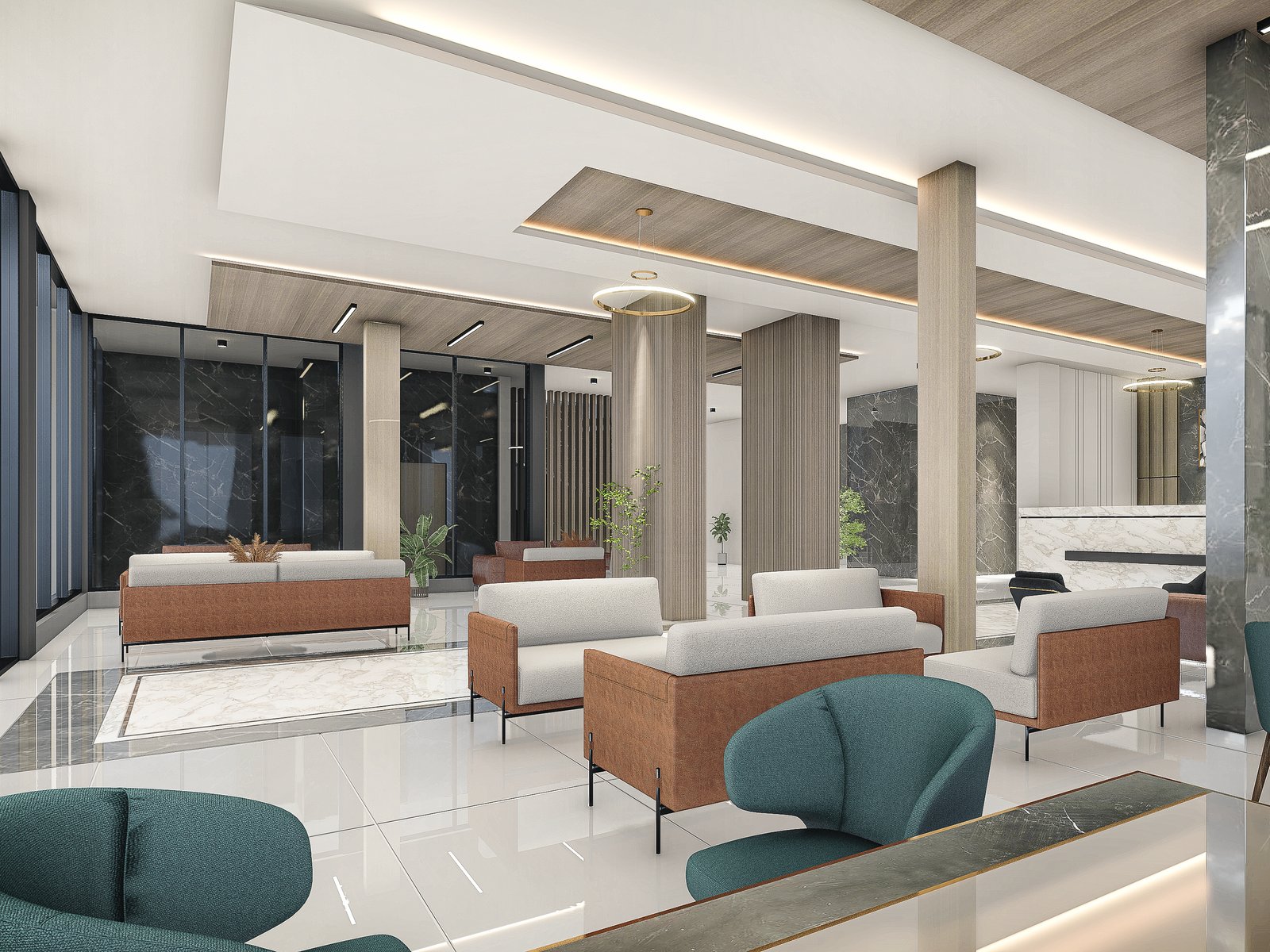 Hotel lobby